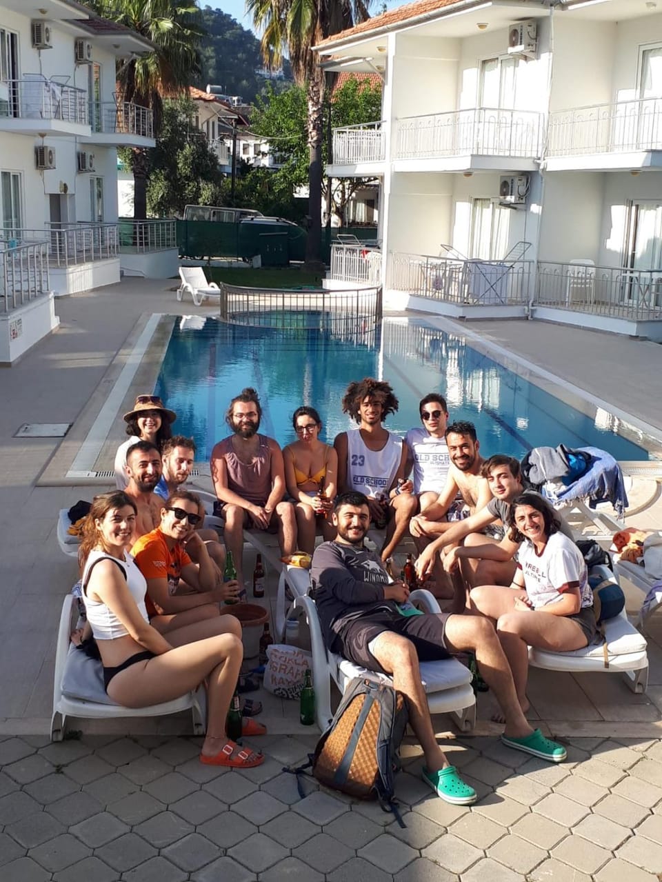 Day, People, Pool view, Swimming pool, group of guests, sunbed