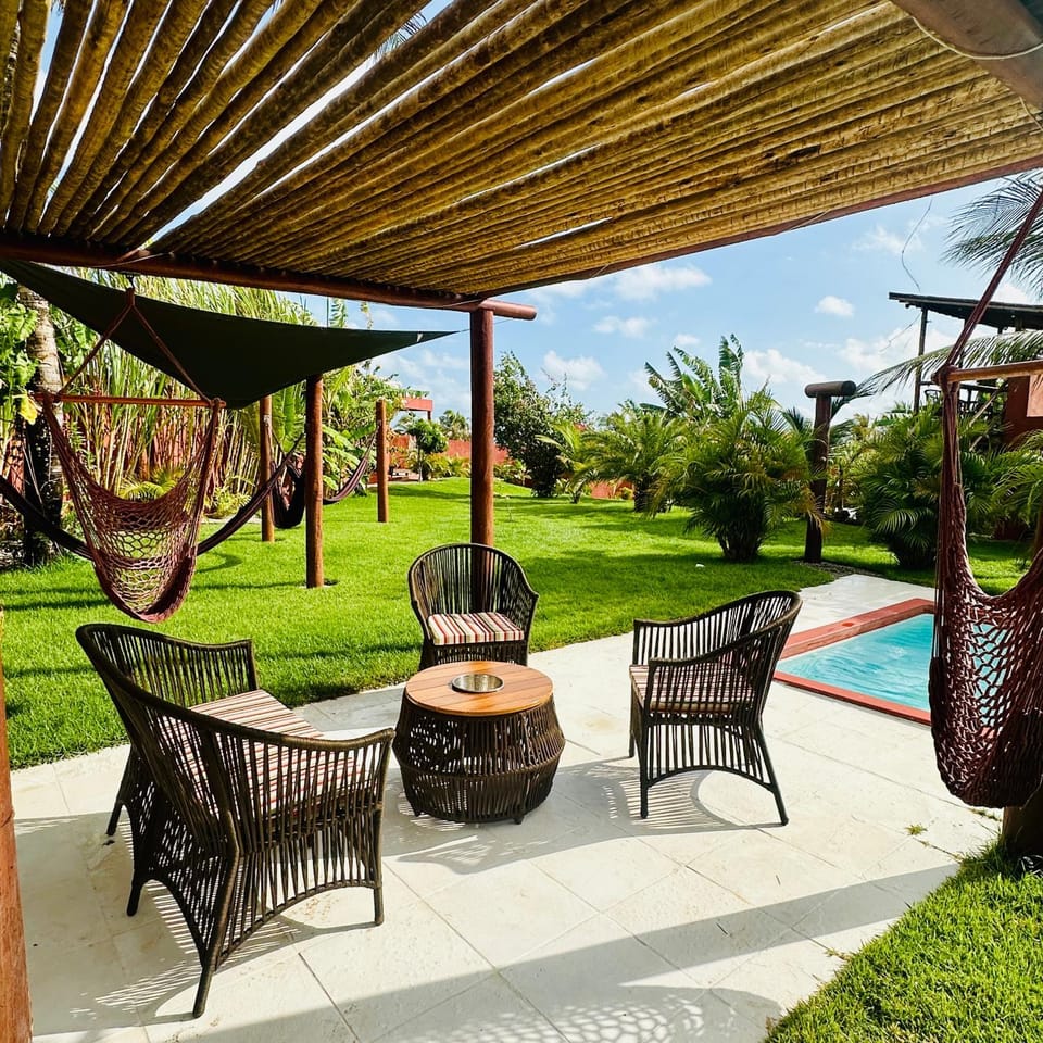 Garden, Pool view, Swimming pool, sunbed