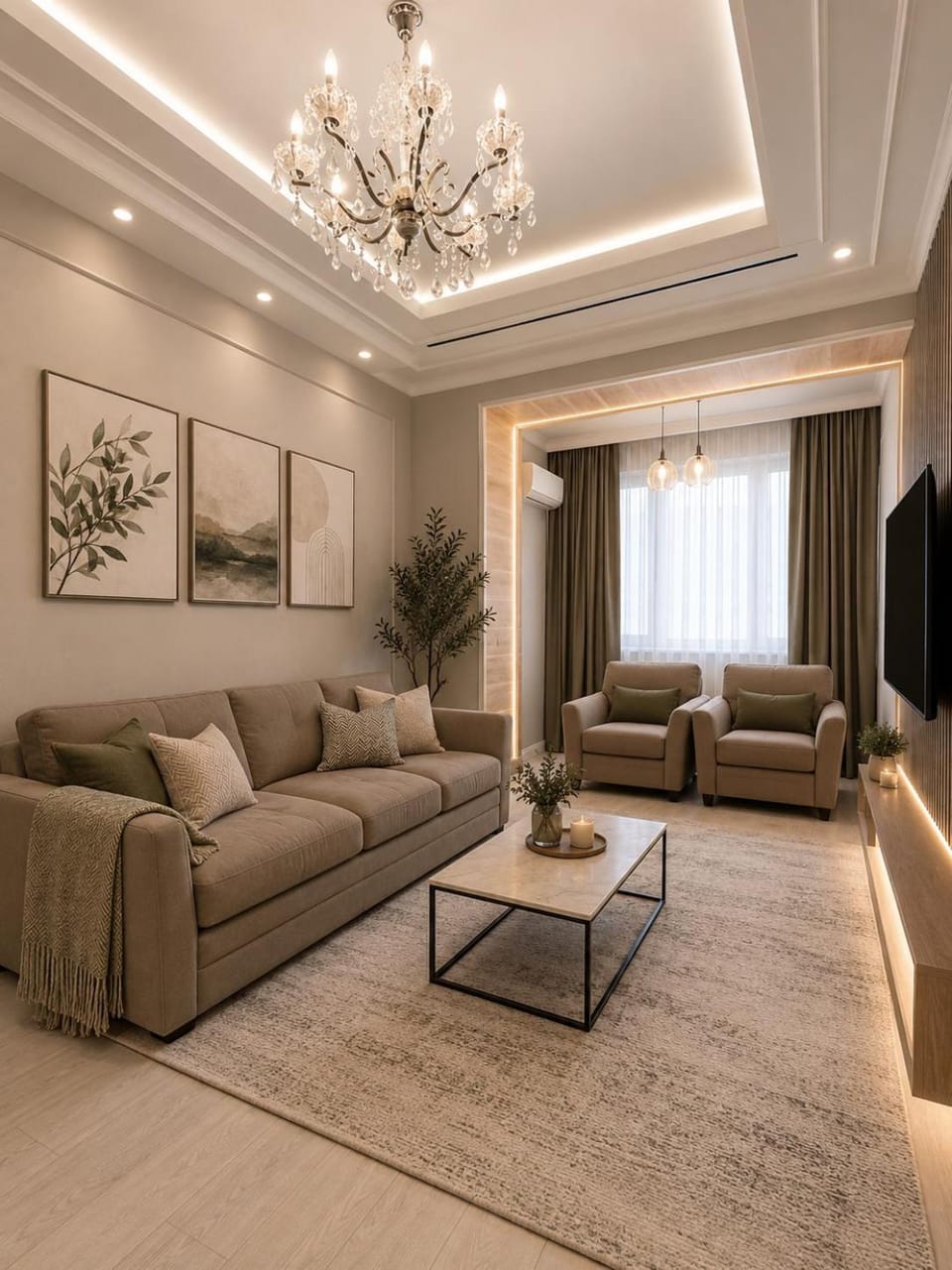 3 комнатная квартира в ЖК Дом на Абая 176 Apartment in Almaty