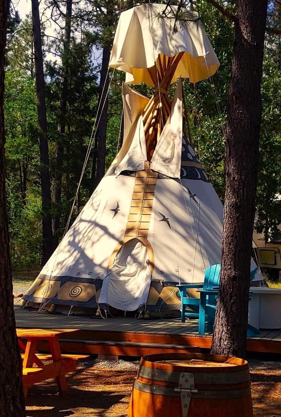 Sky Spirit -Luxury Glamping Tipi - Sleeps 2 Luxury tent in Oregon