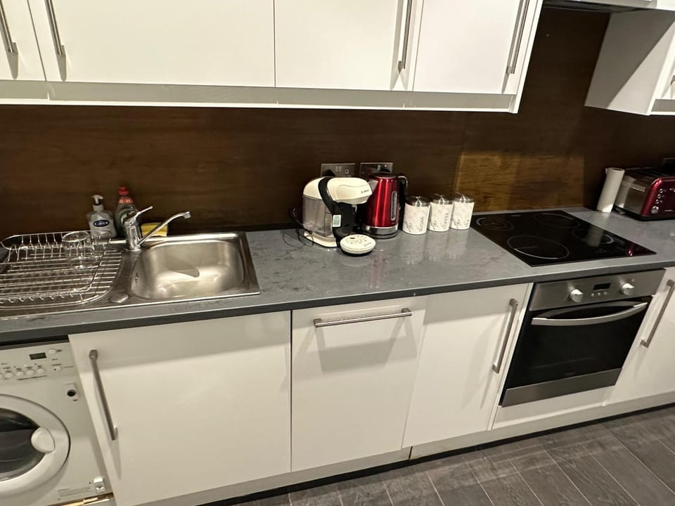 Coffee/tea facilities, Kitchen or kitchenette, dishwasher, minibar, stove, toaster, washing machine