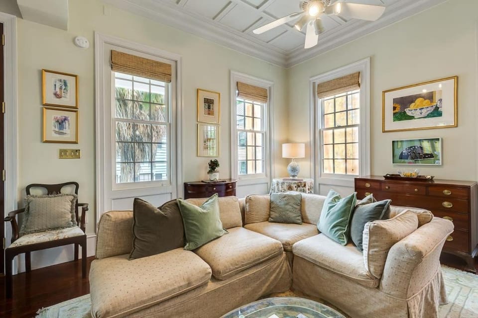 The Most Charming Old Brick Alley Charleston House in Charleston
