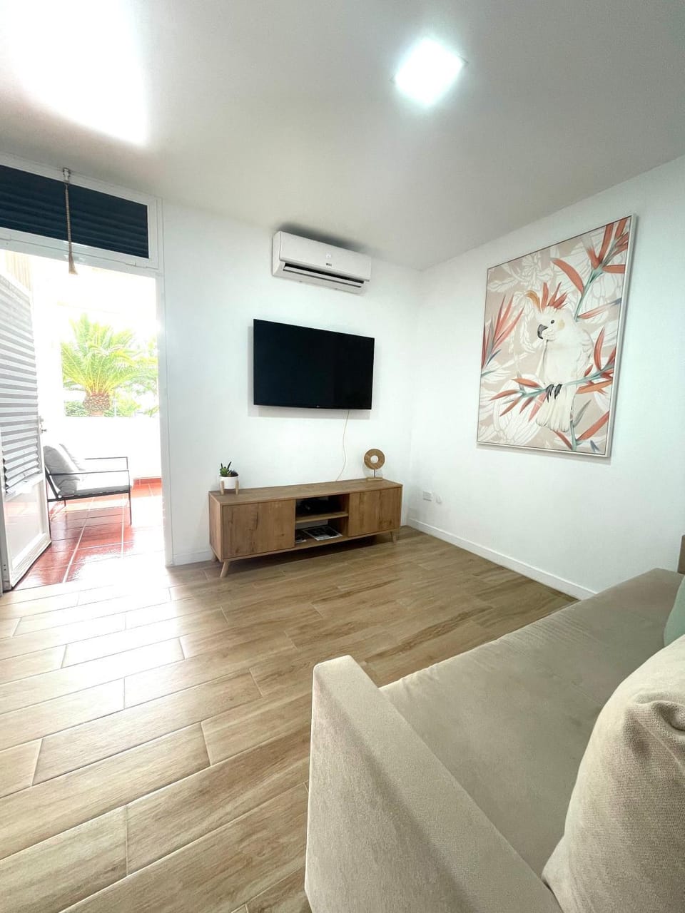 Living room, air conditioner