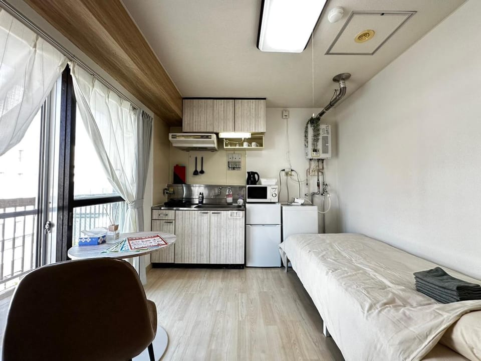 Bed, Kitchen or kitchenette, Living room, Photo of the whole room, Dining area, Bedroom, minibar, stove