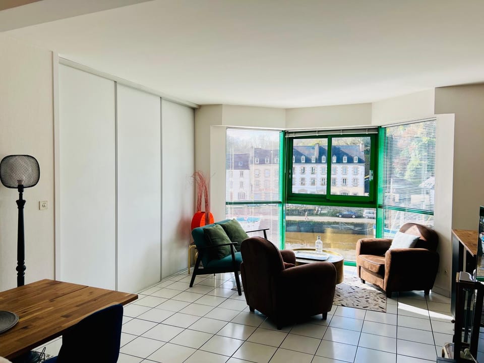 Voiles sur Morlaix: vue port, 4 personnes, parking Apartment in Morlaix