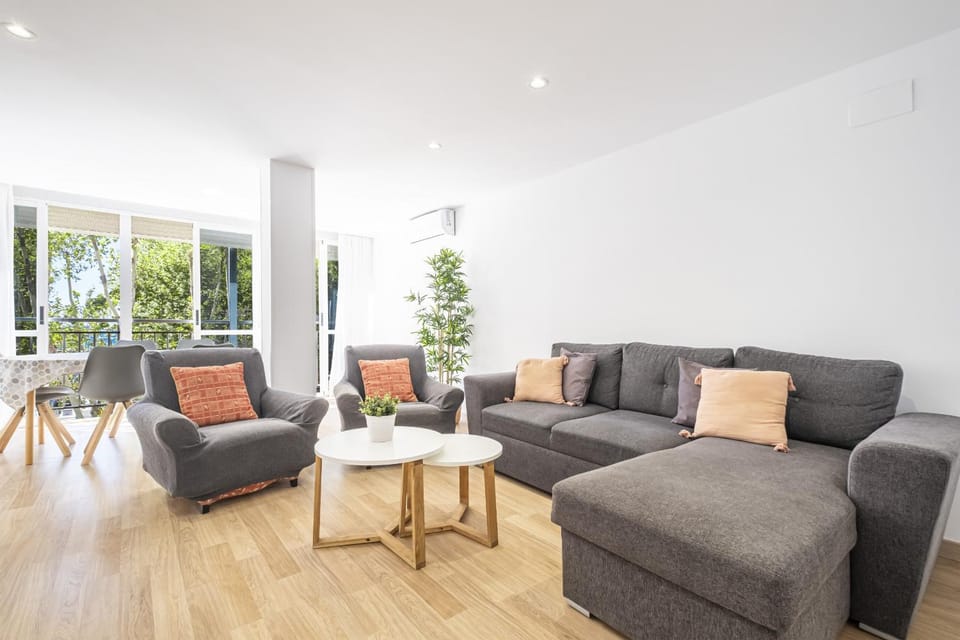 Living room, air conditioner