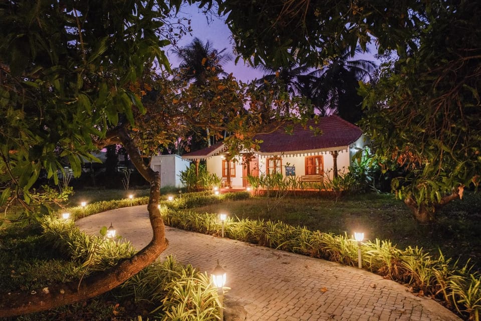 White Serenity Heritage Pool Villa near Beach Udupi Villa in Karnataka