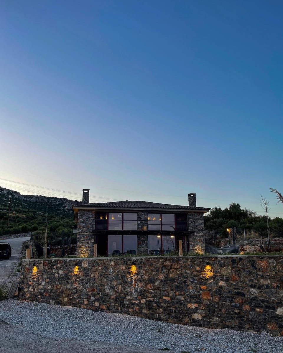 Property building, Natural landscape, Mountain view