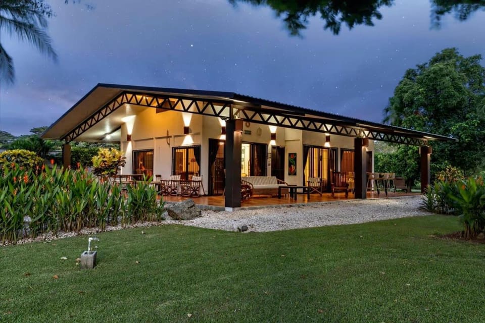 Stunning Gated Property with a Lush Garden, Wrap-Around Terrace & Private Pool House in Guanacaste Province