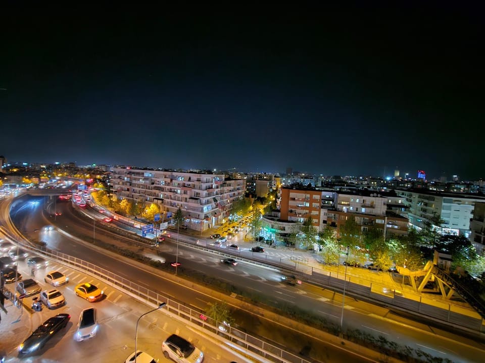 Night, Neighbourhood, City view, Street view, Location