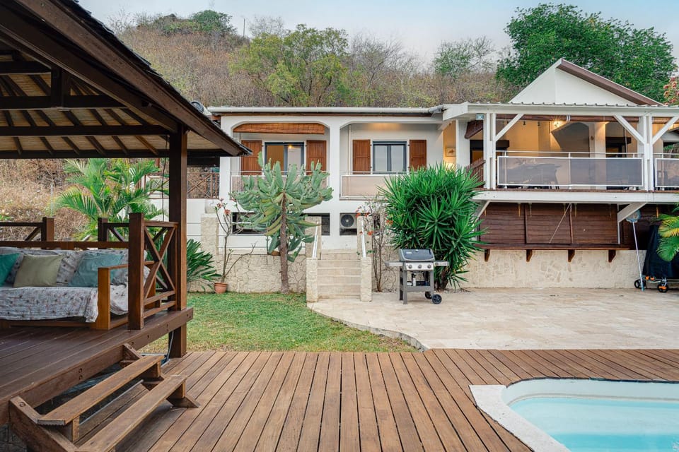 Property building, Day, BBQ facilities, Garden, Table tennis, View (from property/room), Balcony/Terrace, Garden view, Pool view, Swimming pool
