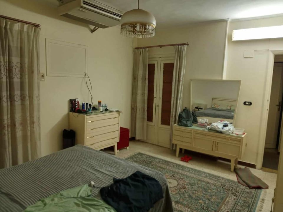 Bed, Photo of the whole room, Bedroom, air conditioner