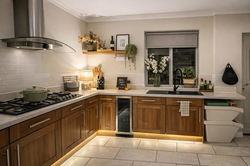 Kitchen or kitchenette, kitchen