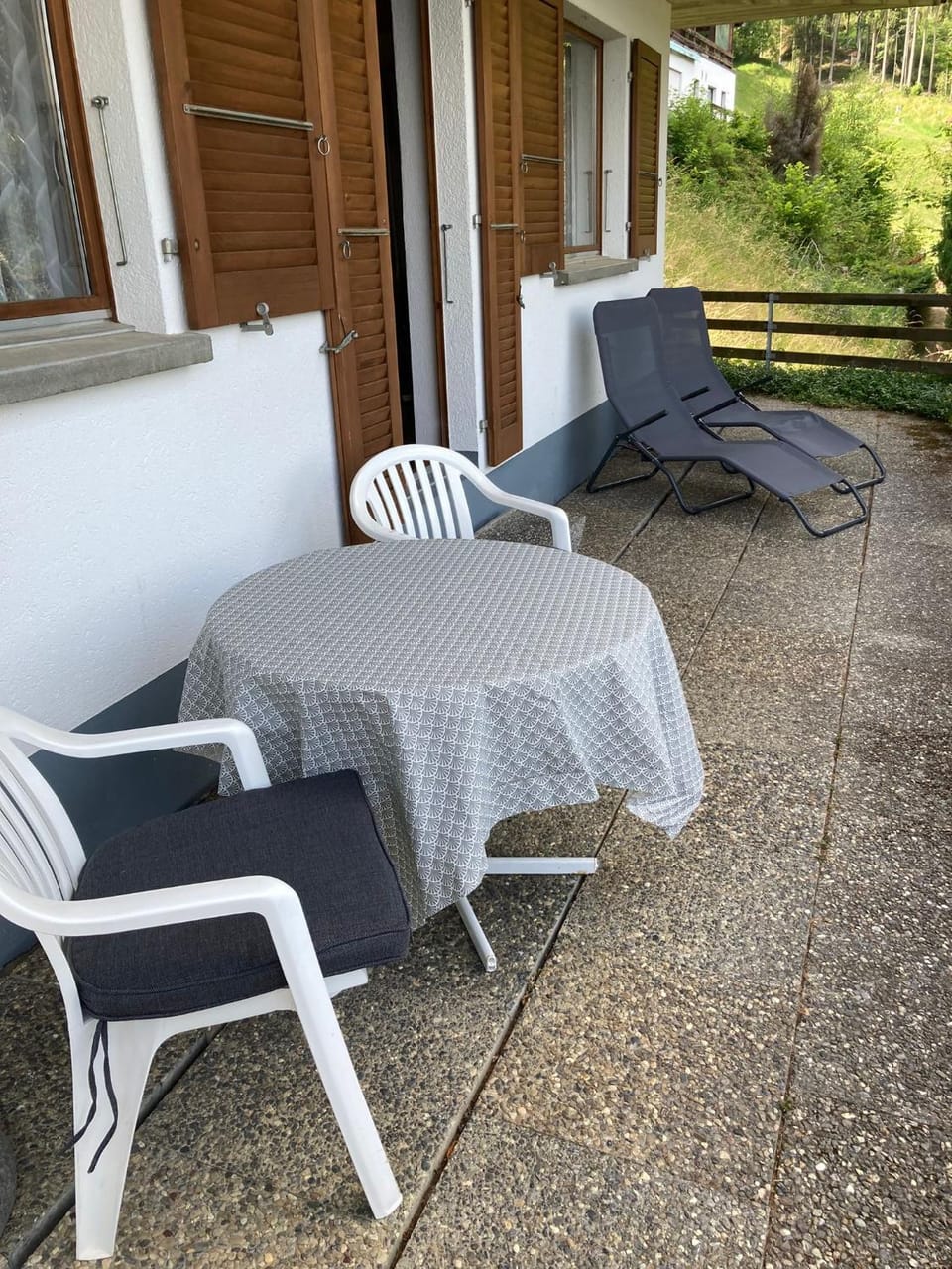 Balcony/Terrace, Seating area, Garden view