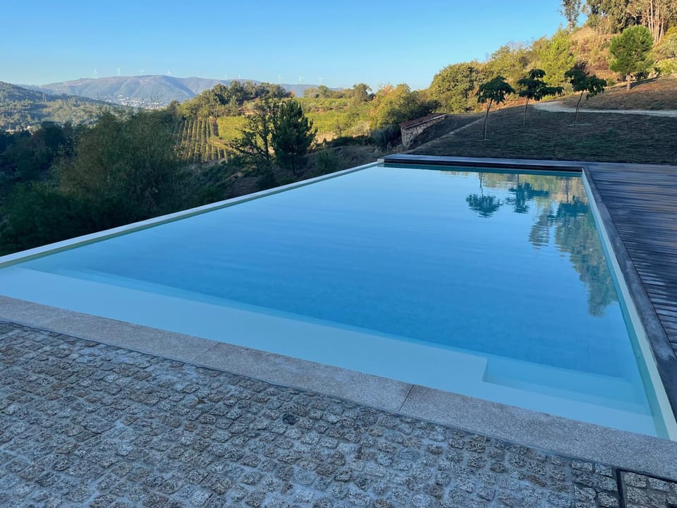 Natural landscape, Mountain view, Pool view