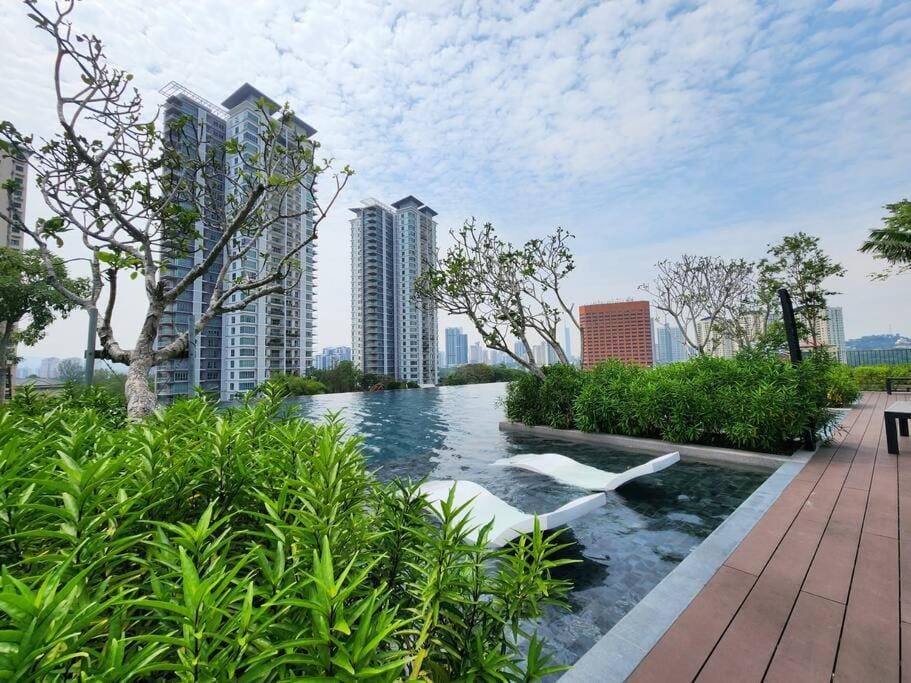 Spring, Natural landscape, Garden, Pool view, Swimming pool