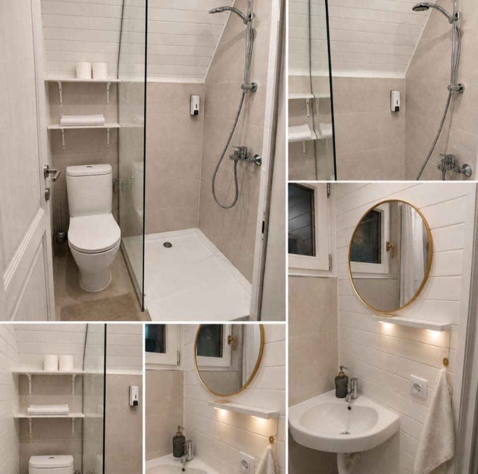 Shower, Toilet, Bathroom, towels