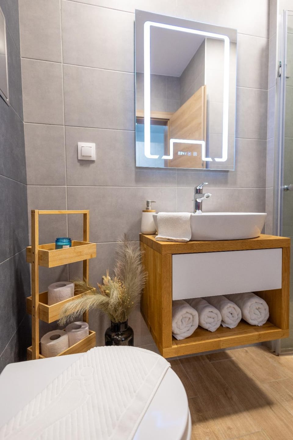 Bathroom, Photo of the whole room, towels