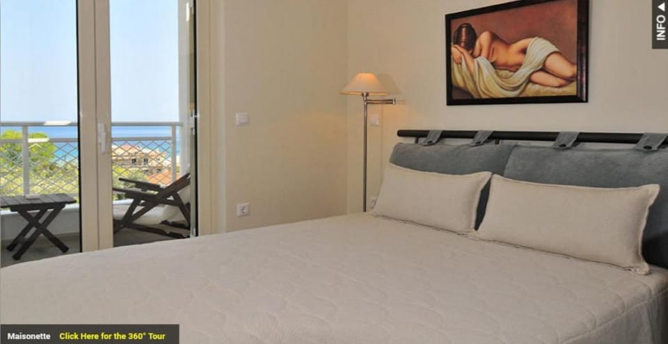 Bedroom, Sea view
