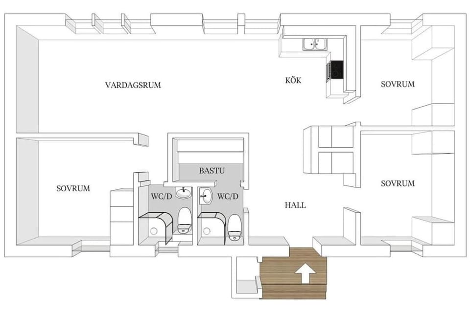 Vasabyn Fjällbacken - Lindvallen - Ski in Ski out House in Sweden