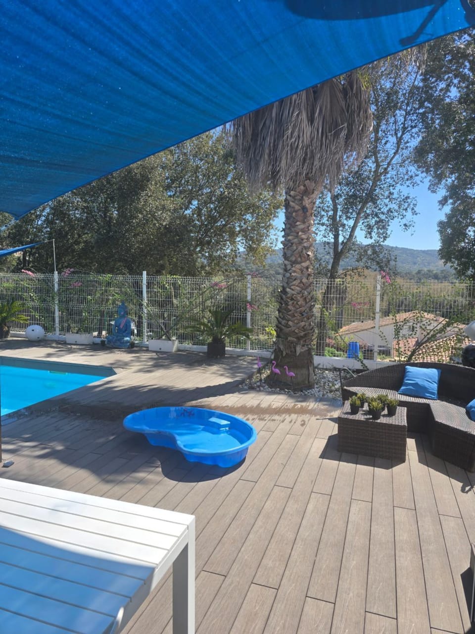 Patio, Day, Natural landscape