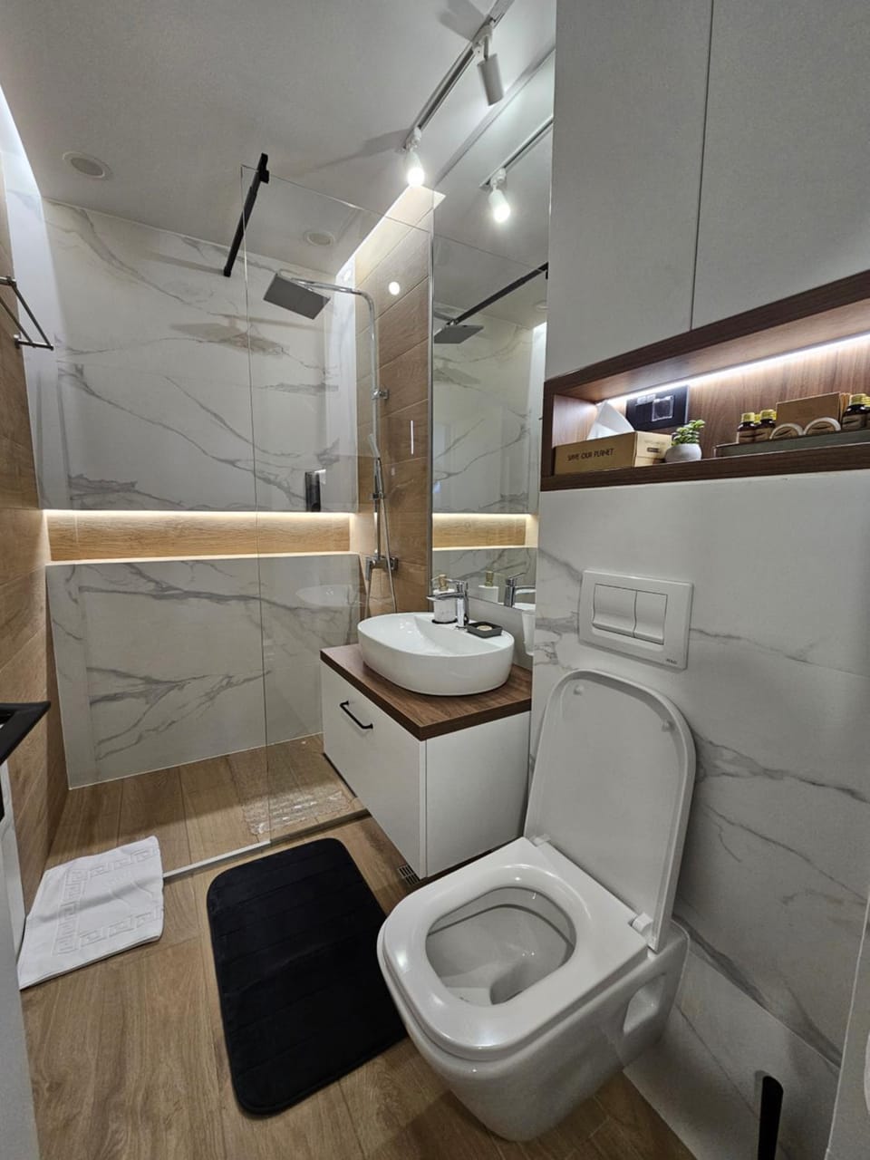 Shower, Toilet, Bathroom, towels