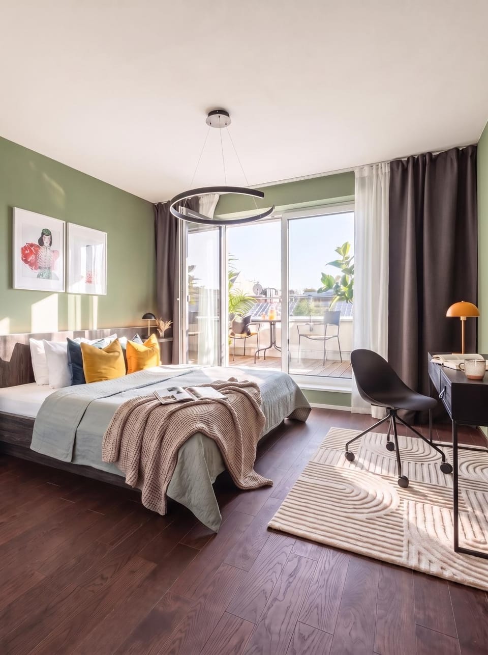 Bed, Bedroom