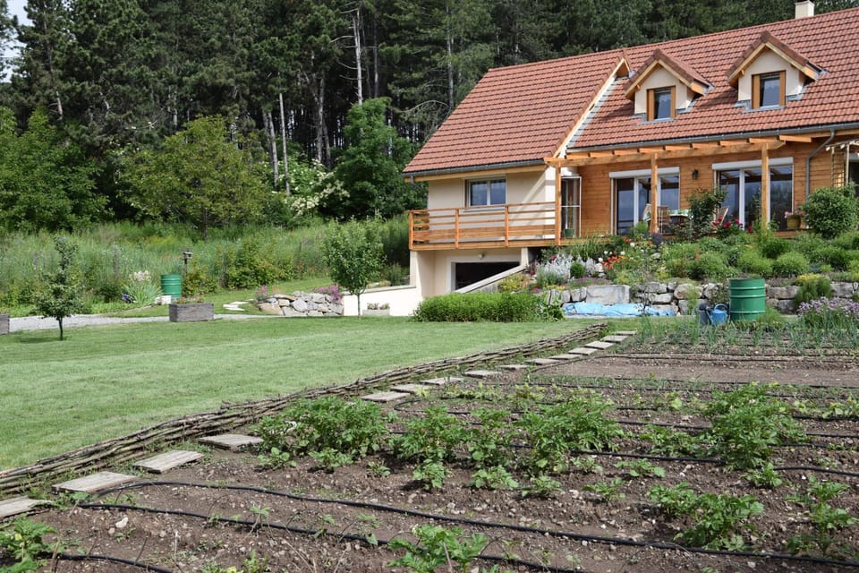 Property building, Spring, Garden, Garden, Garden view