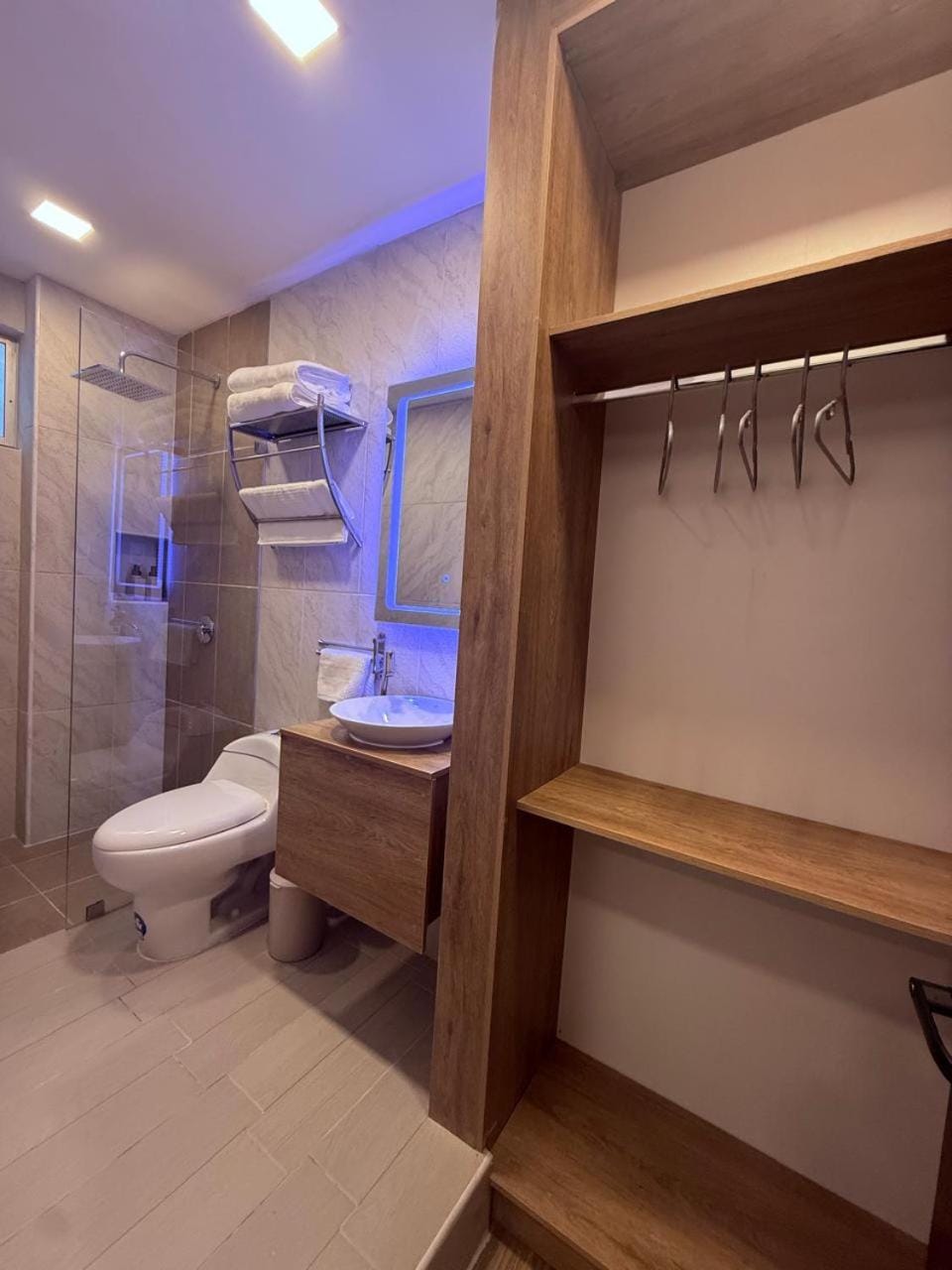 Shower, Bathroom, towels