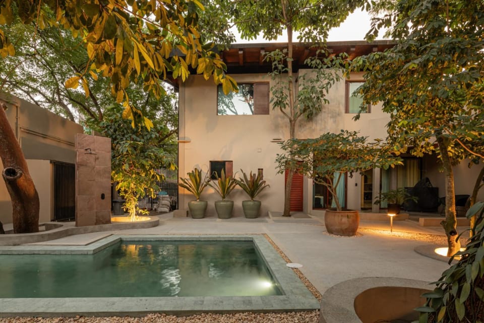 Property building, Patio, Garden, Garden view, Pool view, Swimming pool