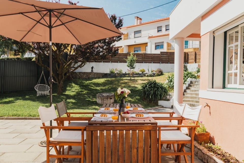 Property building, Patio, Garden, Seating area, Garden view