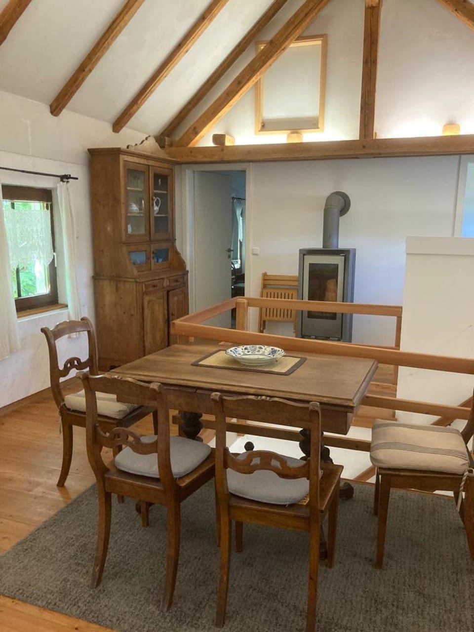 Living room, Dining area, flat iron