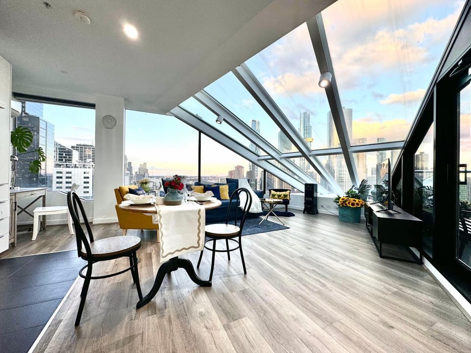 -Melbounre Spaceship Penthouse- ONE OF A KIND VIEW#Aura27 Apartment in Southbank