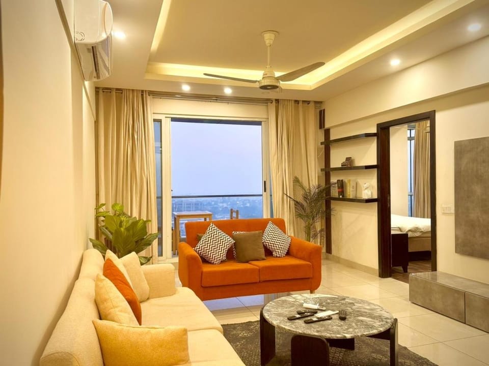 Natural landscape, Living room, Seating area, Sea view