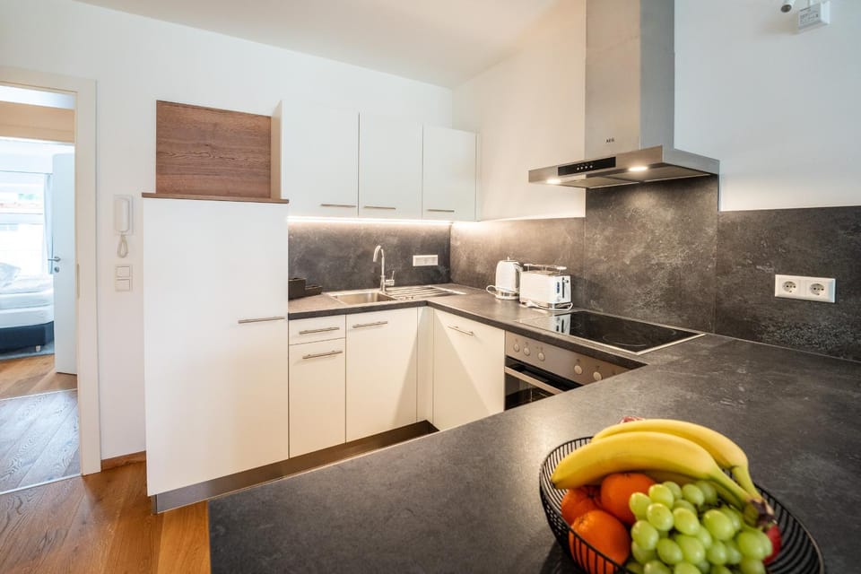 Kitchen or kitchenette, toaster