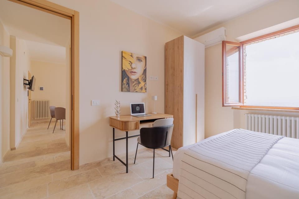 Bed, Photo of the whole room, Bedroom, hair dresser, wardrobe