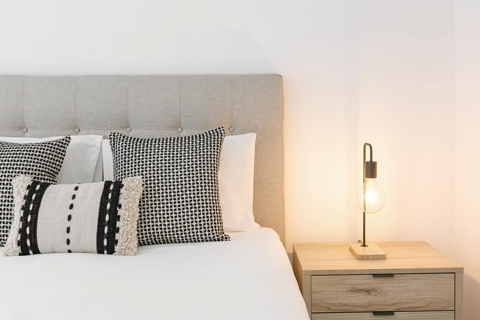 Bed, Decorative detail, Bedroom