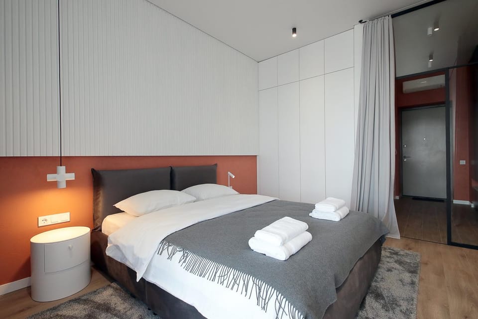 Bed, Photo of the whole room, Bedroom, wardrobe