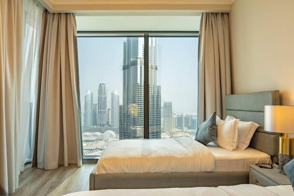 Downtown 3BR Luxe, Burj & Fountain View Bliss Near Dubai Mall Apartment in Dubai