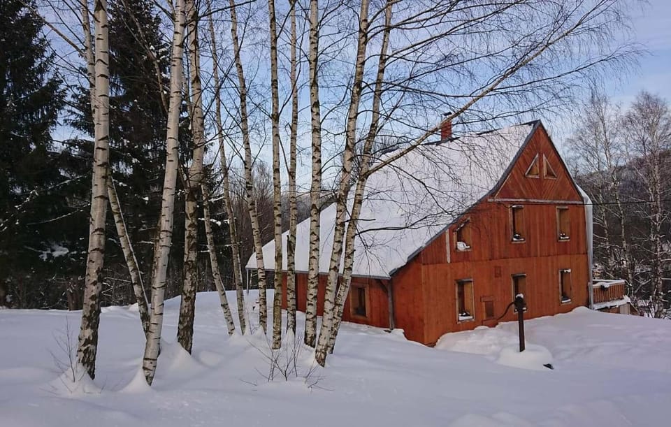Property building, Day, Natural landscape, Winter