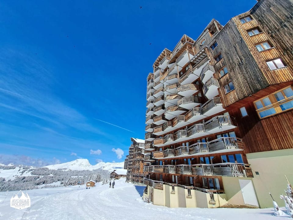 Studio cabine pour 4 à Avoriaz, balcon et calme - FR-1-314-159 Cabin in Avoriaz
