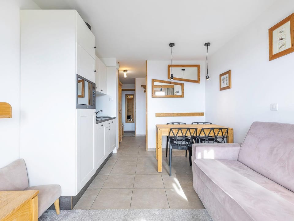 Studio cabine pour 4 à Avoriaz, balcon et calme - FR-1-314-159 Cabin in Avoriaz