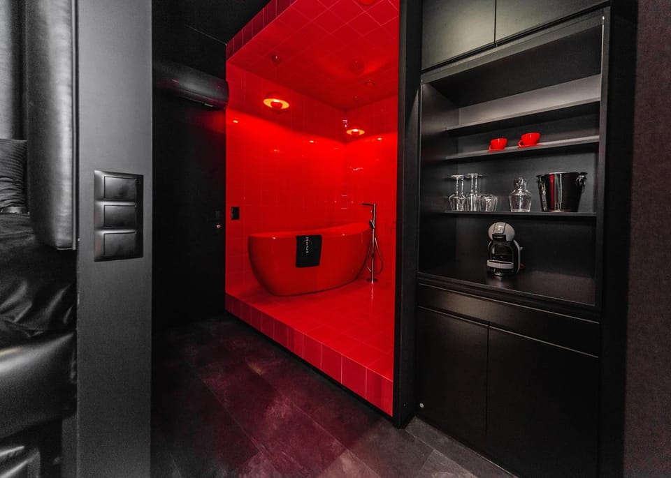 Eclipse Red Room Apartment in Poland