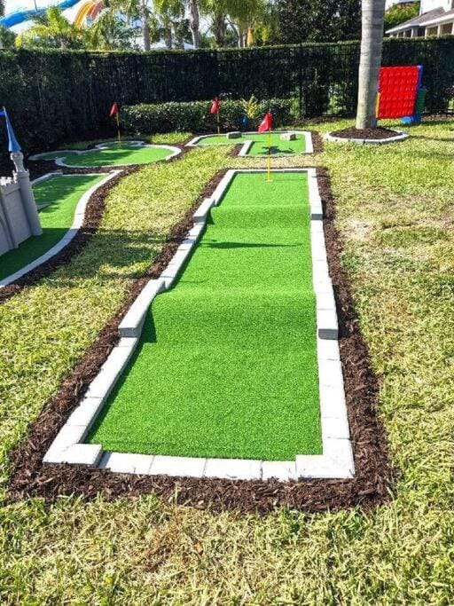 Day, Natural landscape, Garden, Minigolf, Minigolf