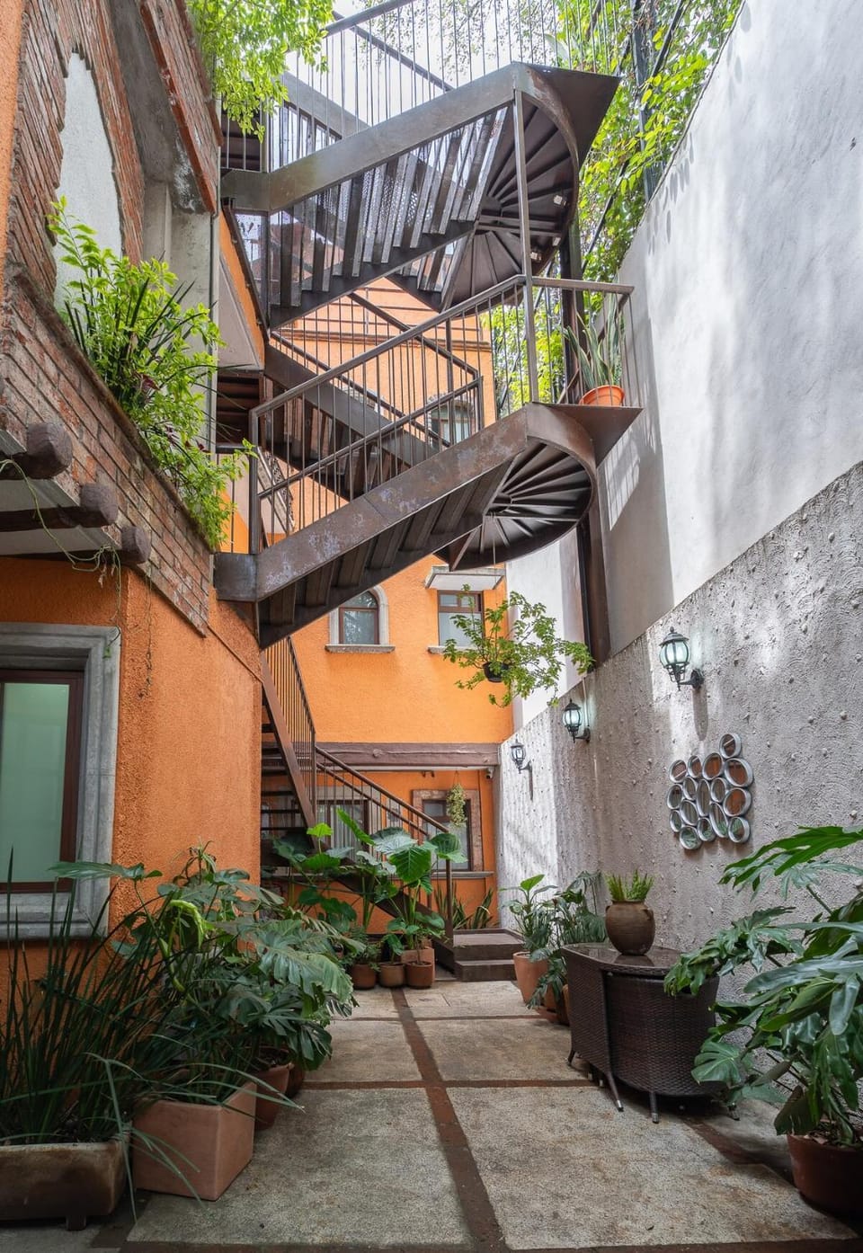 Property building, Patio