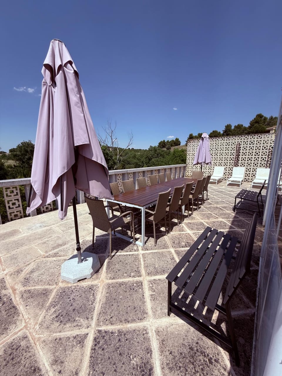 Balcony/Terrace, sunbed