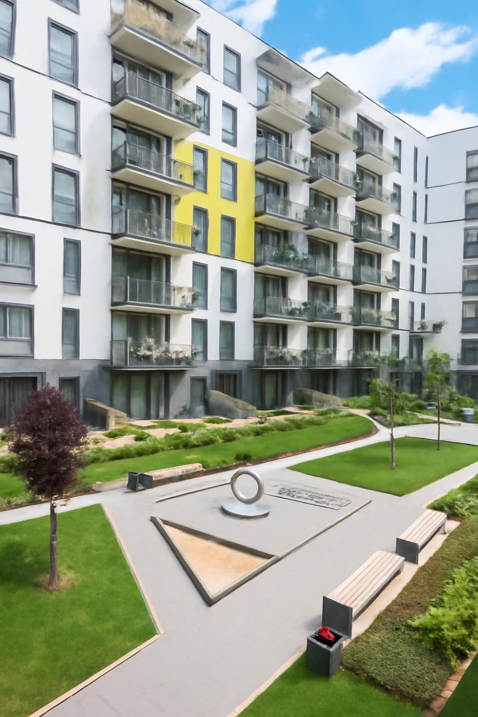Property building, Garden, Garden view, Street view, Location