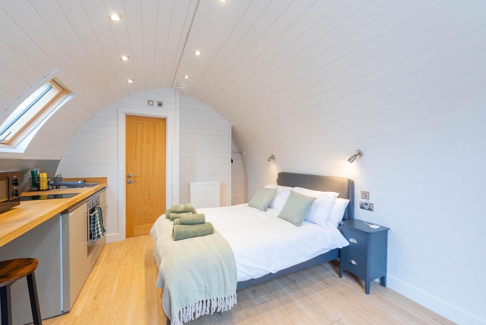 Property building, Bed, Kitchen or kitchenette, Bedroom, wardrobe