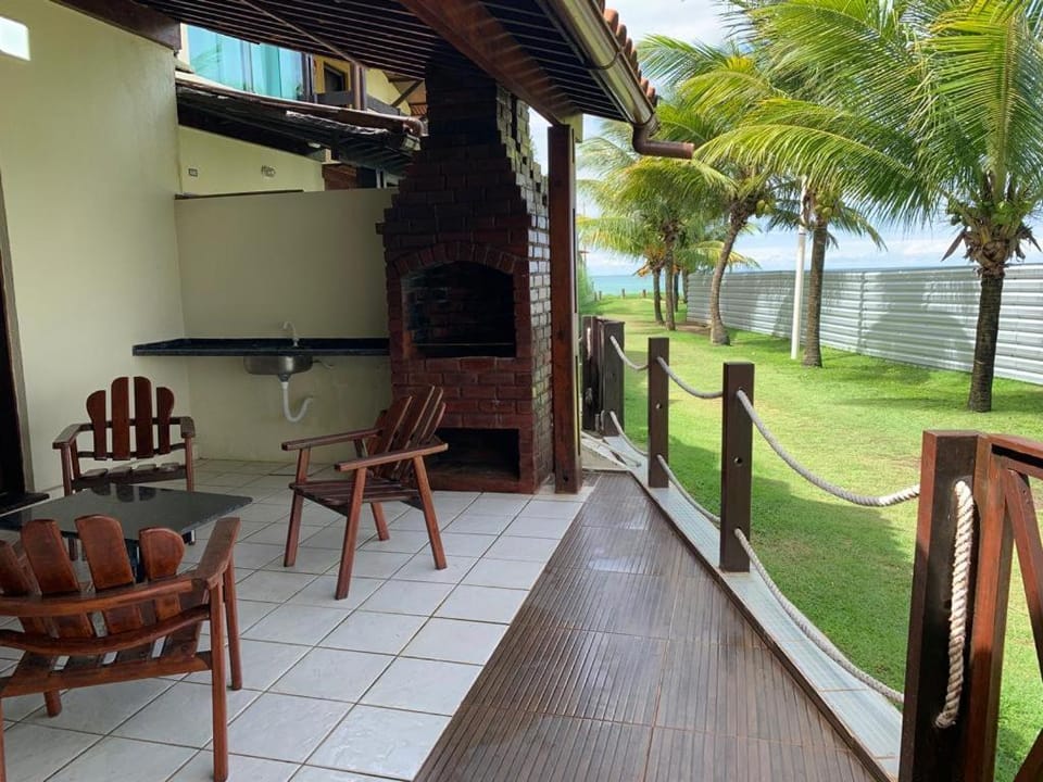 Patio, Natural landscape, Garden, Living room, Seating area, Dining area, Garden view, Sea view