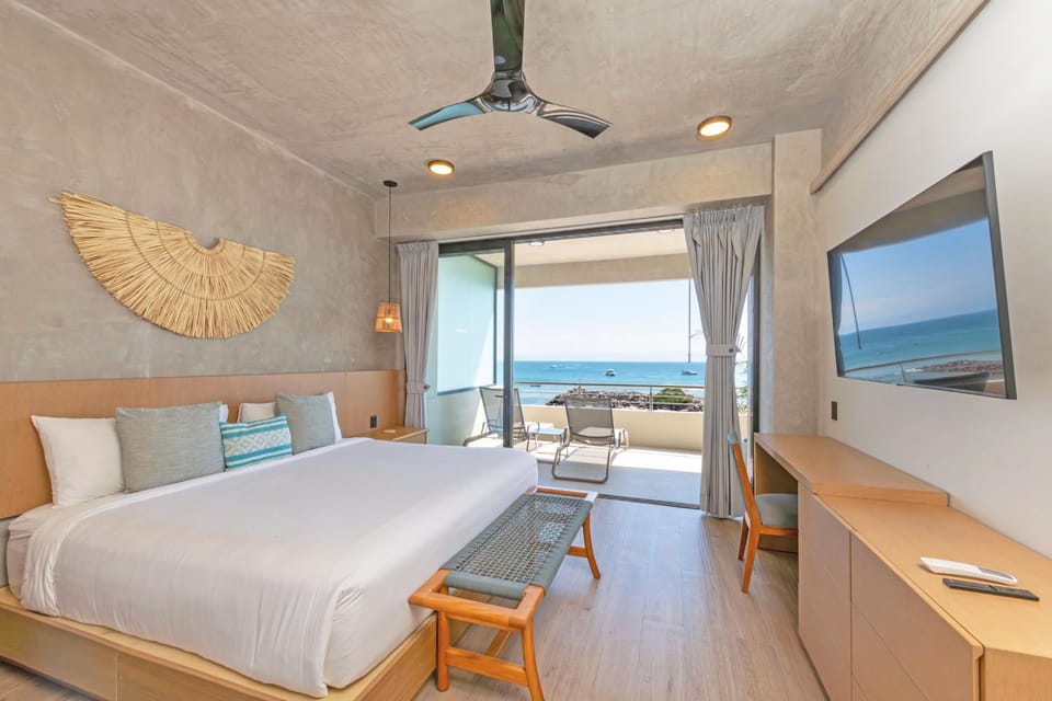 Bedroom, Sea view